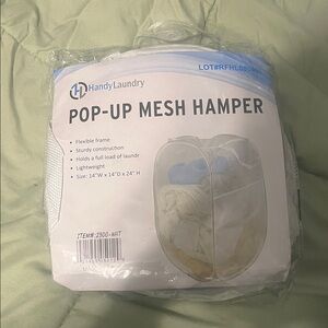 Handy Laundry Pop-Up Mesh Hamper